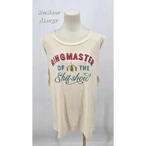 Sheshow Graphic Muscle Tank – XL